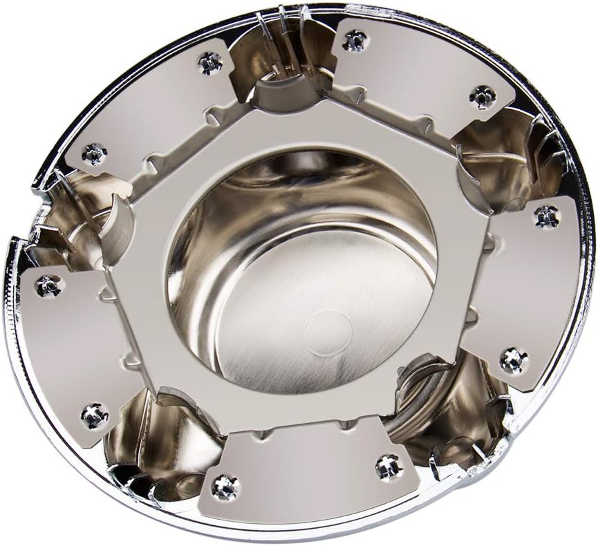 7" Center Cap with 5-Lug Steel Wheel Chrome Pack of 2 N160