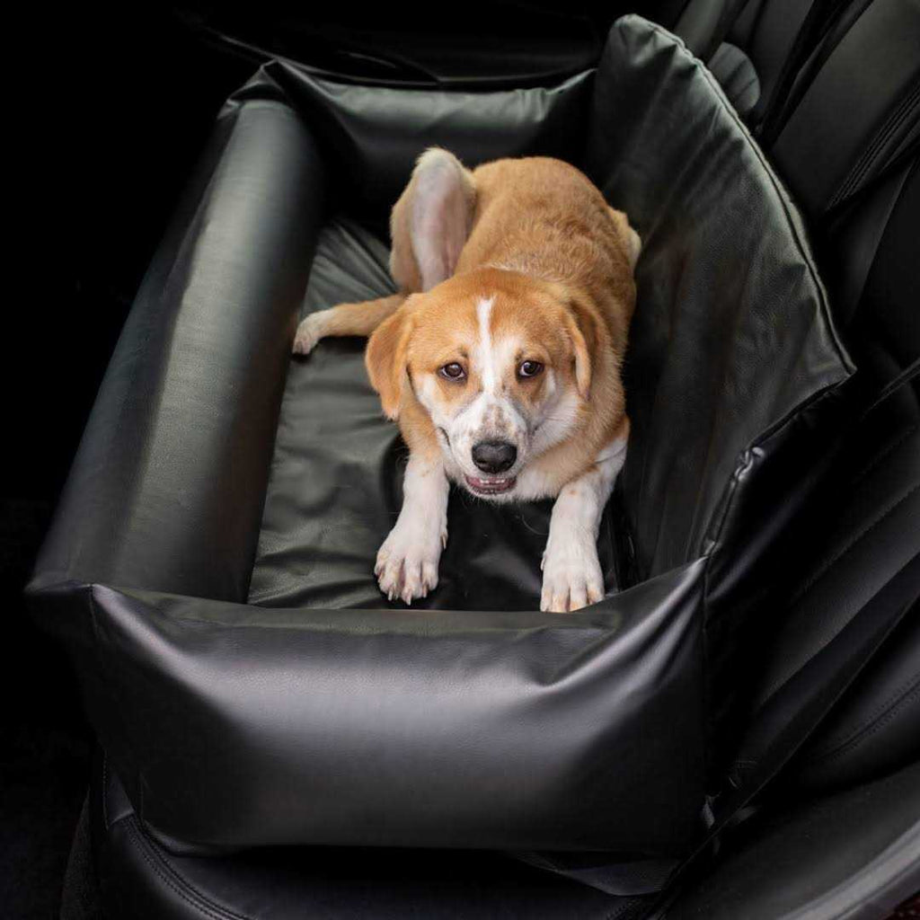 Faux Leather Memory Foam Dog Car Bed L72000