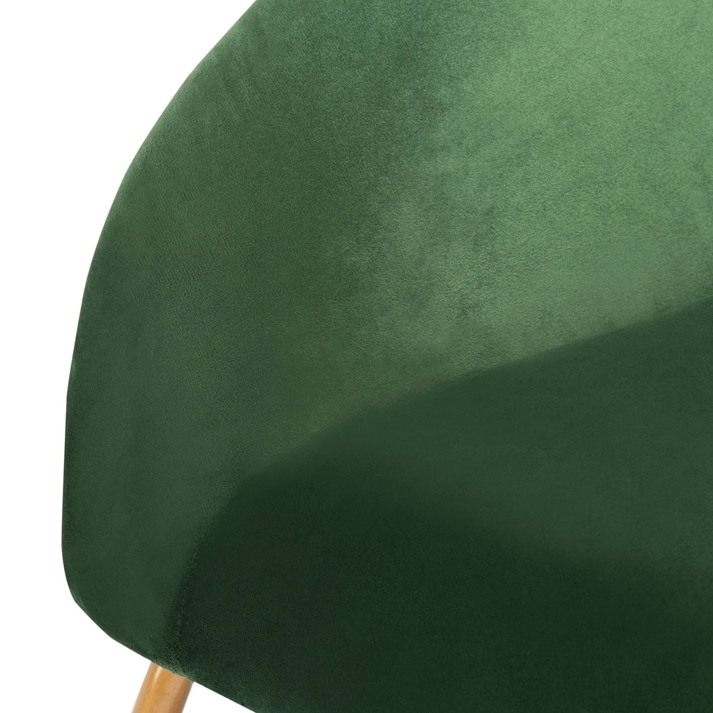 Cream Velvet Accent Chair V679