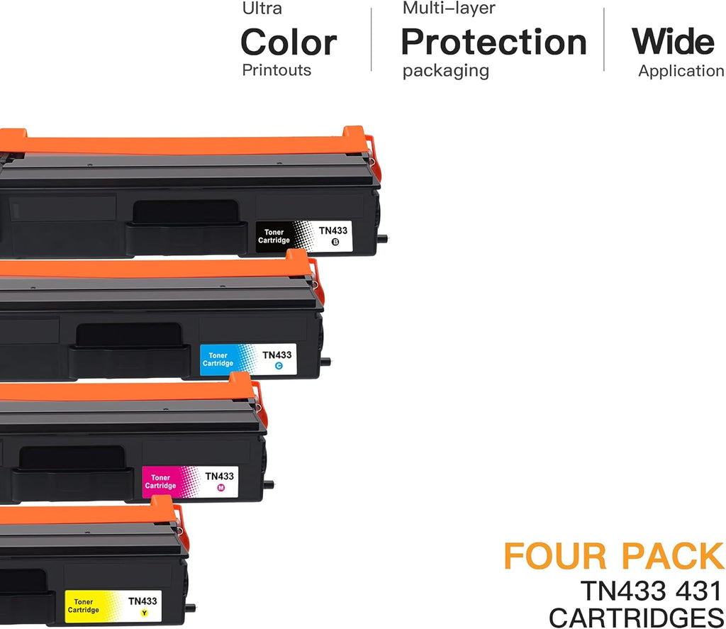 Compatible Toner Cartridge 4 Pack (Black, Cyan, Magenta, Yellow) L797587