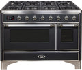 48 Dual Fuel Natural Gas Range Matte Graphite Chrome Trim C75307