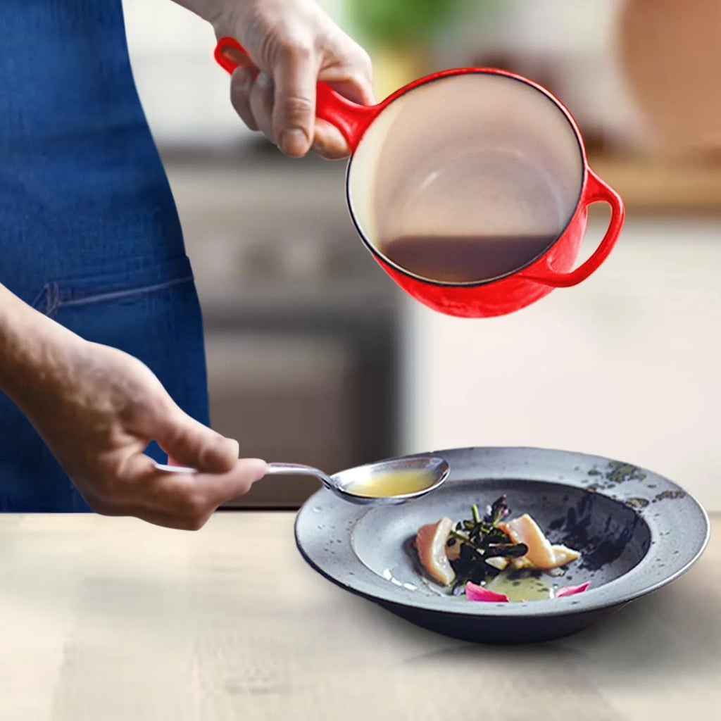 Enameled Cast Iron Cookware Set E637