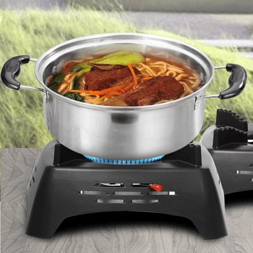 Portable Wood Burning Stove for Outdoor Cooking Black C39627