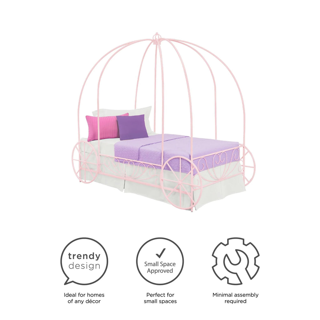 White Metal Twin Bed N12920