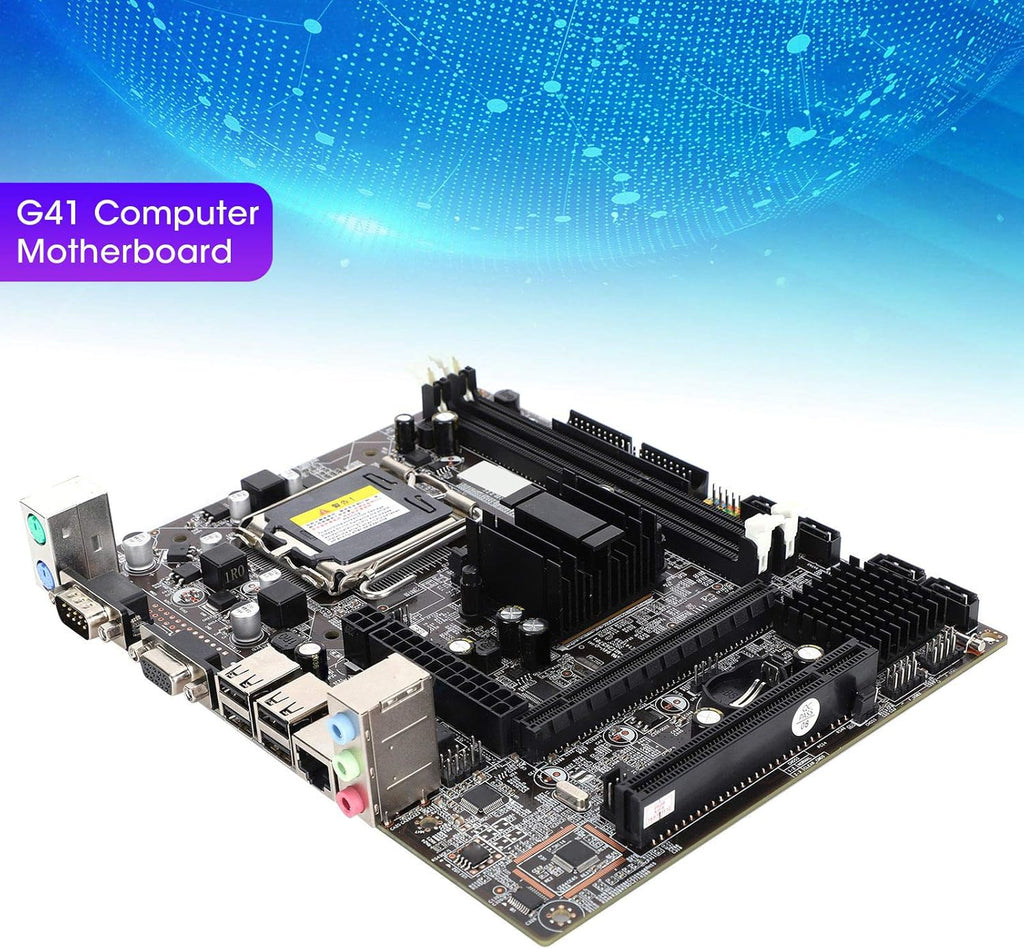 LGA 775 Motherboard, Integrated 6 Channels, DDR3 1066/1333MHz for G41 Chipset Desktop Computer E929
