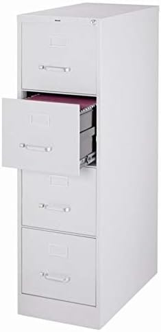 4 Drawer Letter File Cabinet in Gray H72049