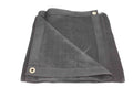 Black Heavy Duty Shade Mesh Tarps 6 oz with Grommets E623372