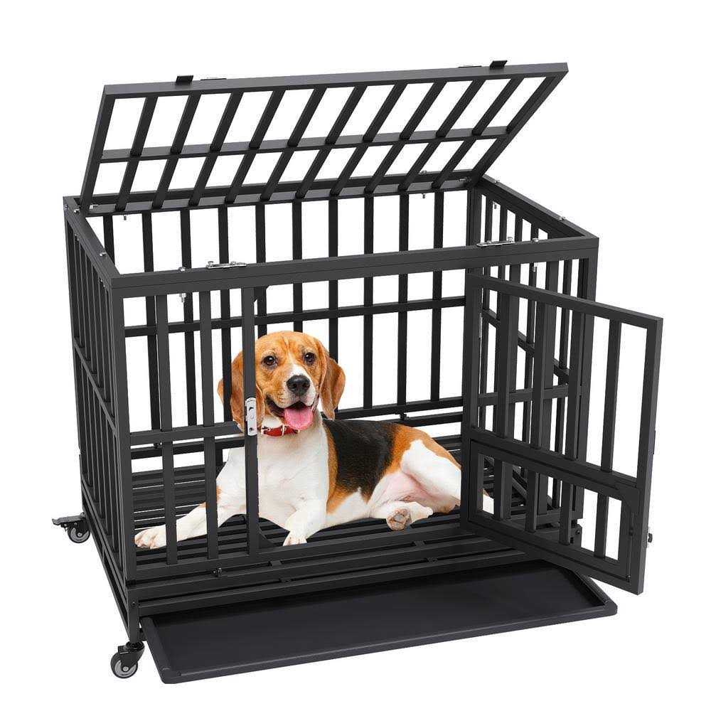 38 Inch Heavy Duty 3-Door Dog Crate M675306