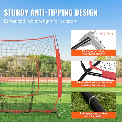 7x7ft Baseball Softball Practice Net P413