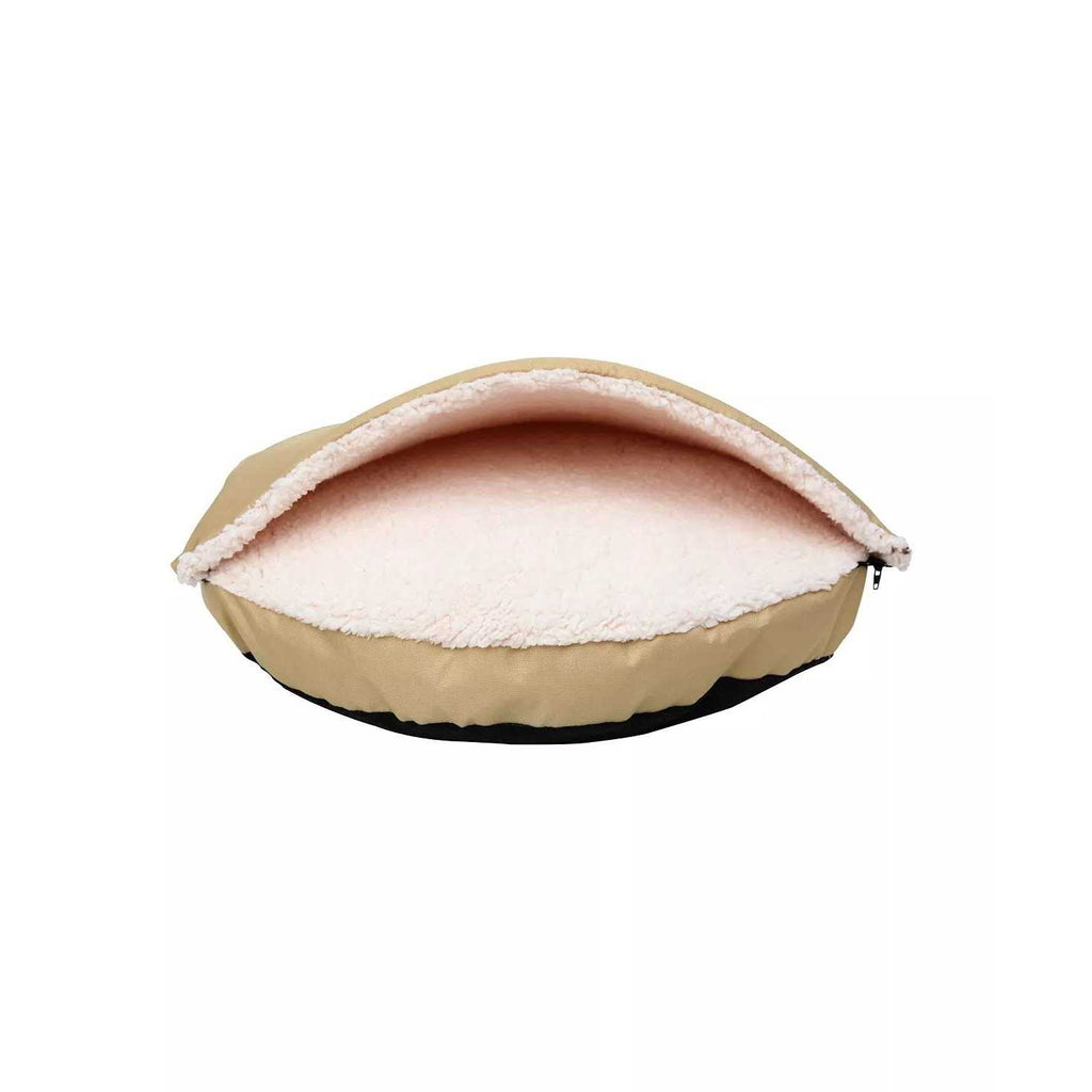 Oxford Sherpa Pet Cave and Round Pet Bed N79702