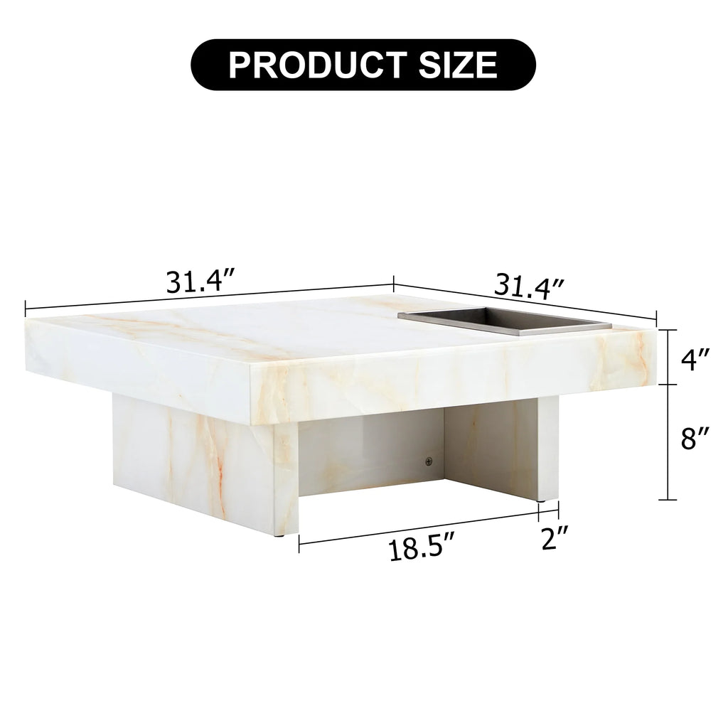 Imitation Marble Coffee Table Q2192