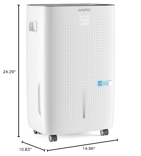 120 Pints Energy Star Dehumidifier with Drain Hose and 1.14 Gallons Water Tank X105