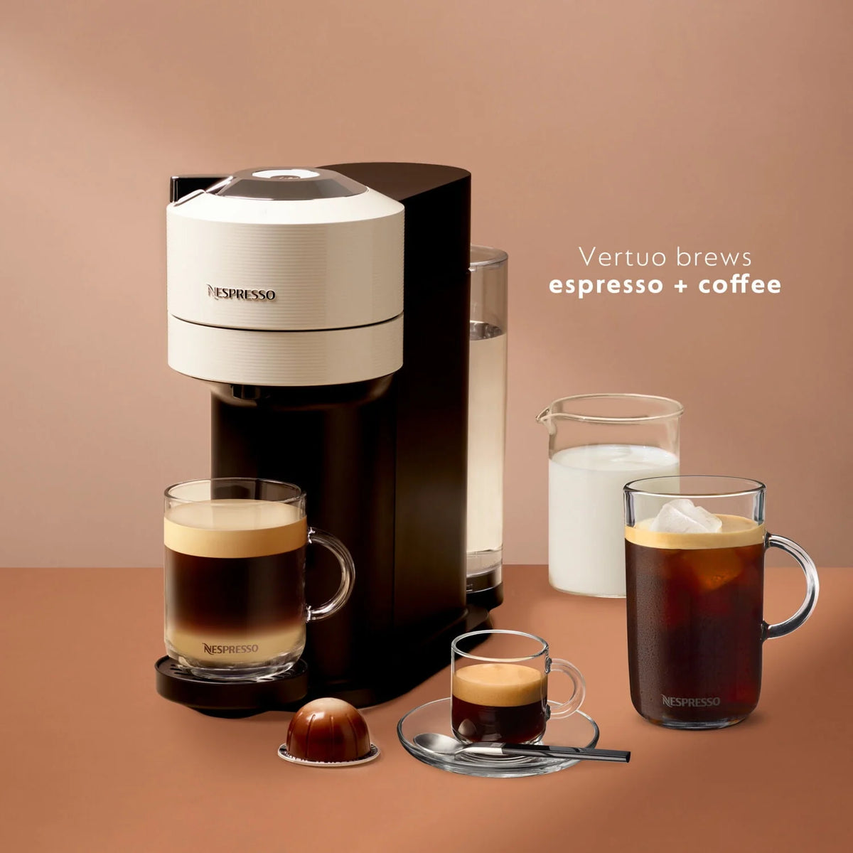 White Coffee and Espresso Maker H7260