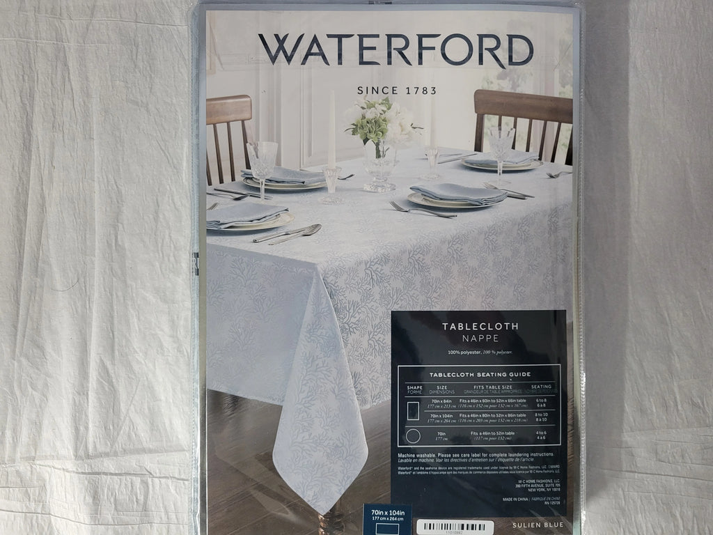 Blue 70x104" Polyester Tablecloth M5793