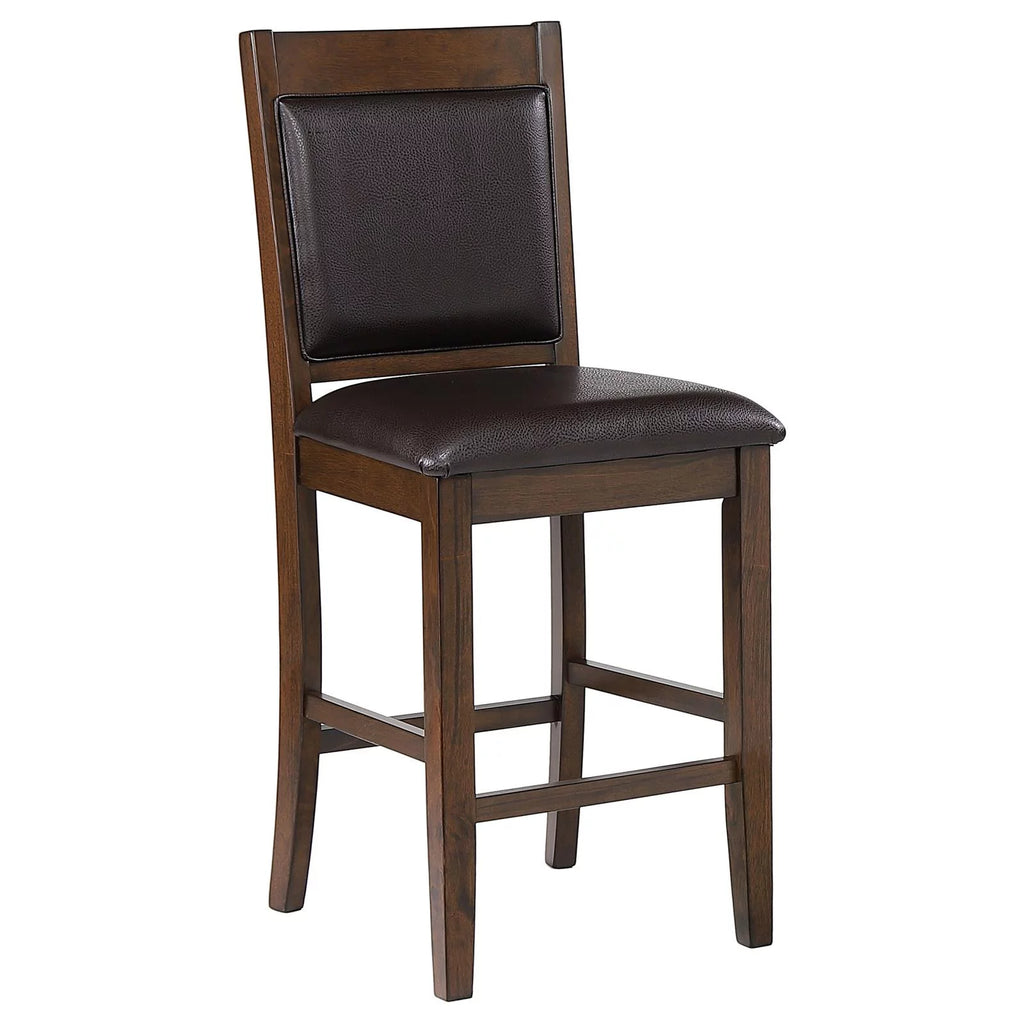 5-piece Rectangular Dining Set Brown and Walnut S13373