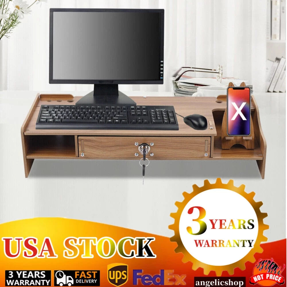 Monitor Riser Stand Desk Organizer B376027