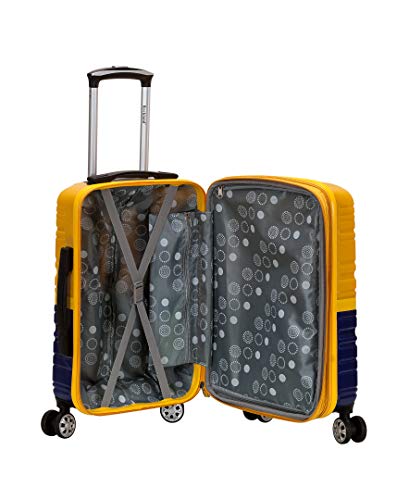 Expandable Hardside Spinner Wheel Luggage, Two Tone Navy, Carry-On 20-Inch Z309645