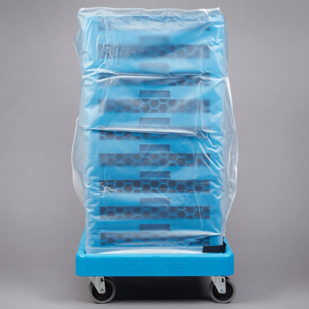 Clear Glass Rack Dust Cover L122
