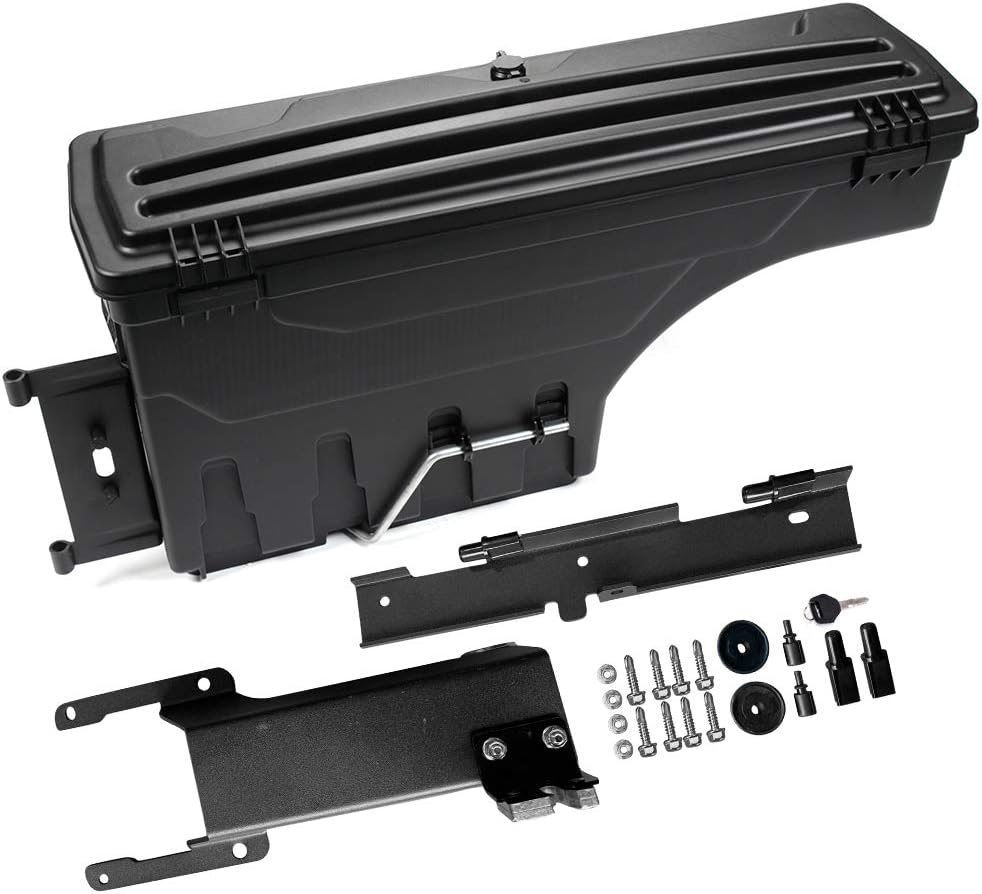 Lockable Storage Box Case For Ford F-150 2015-2019 Truck Bed Toolbox B918281
