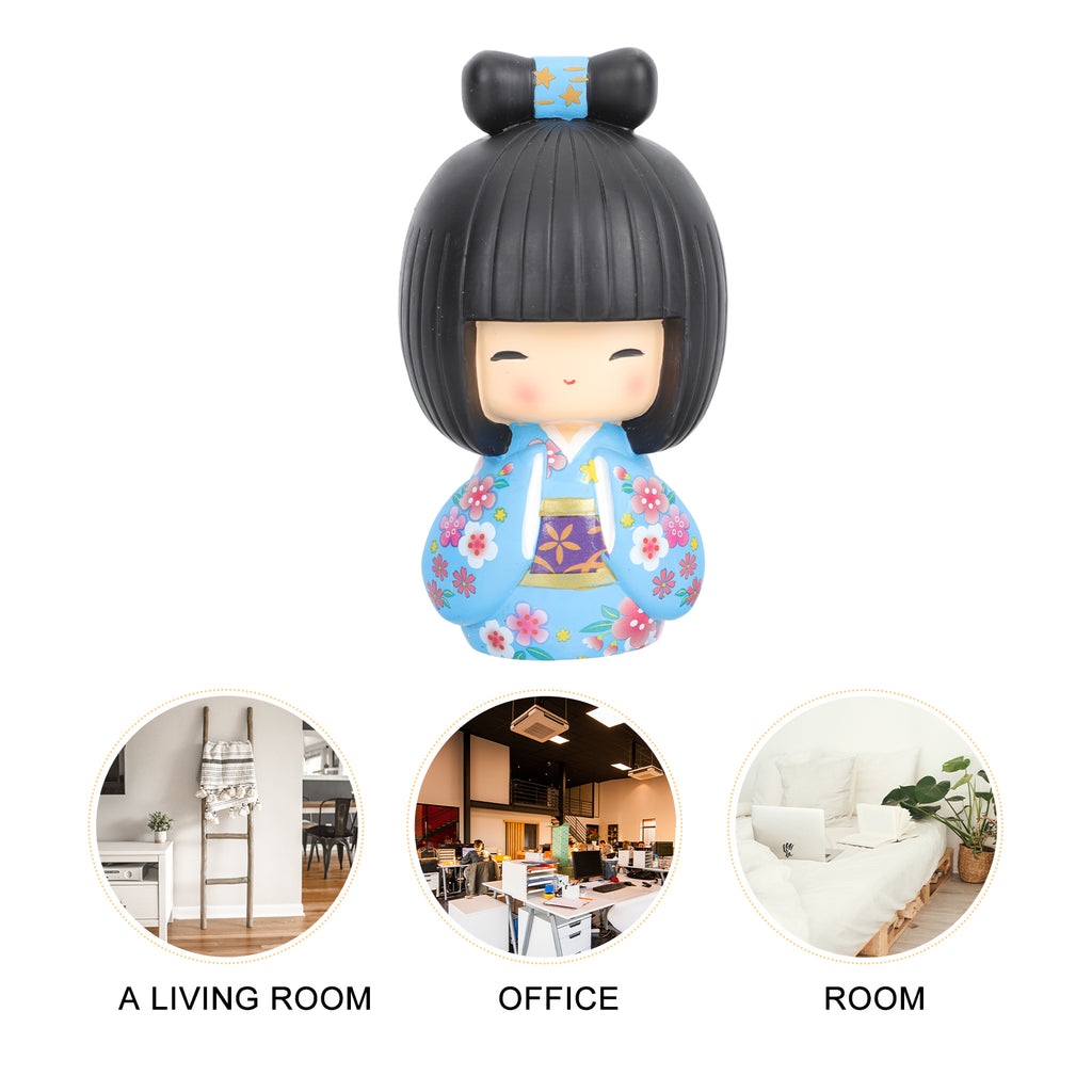 Kimono Doll Japanese Traditional Home Decor Toys O3597