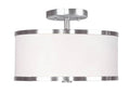 Brushed Nickel 2 Light Ceiling Mount E908035