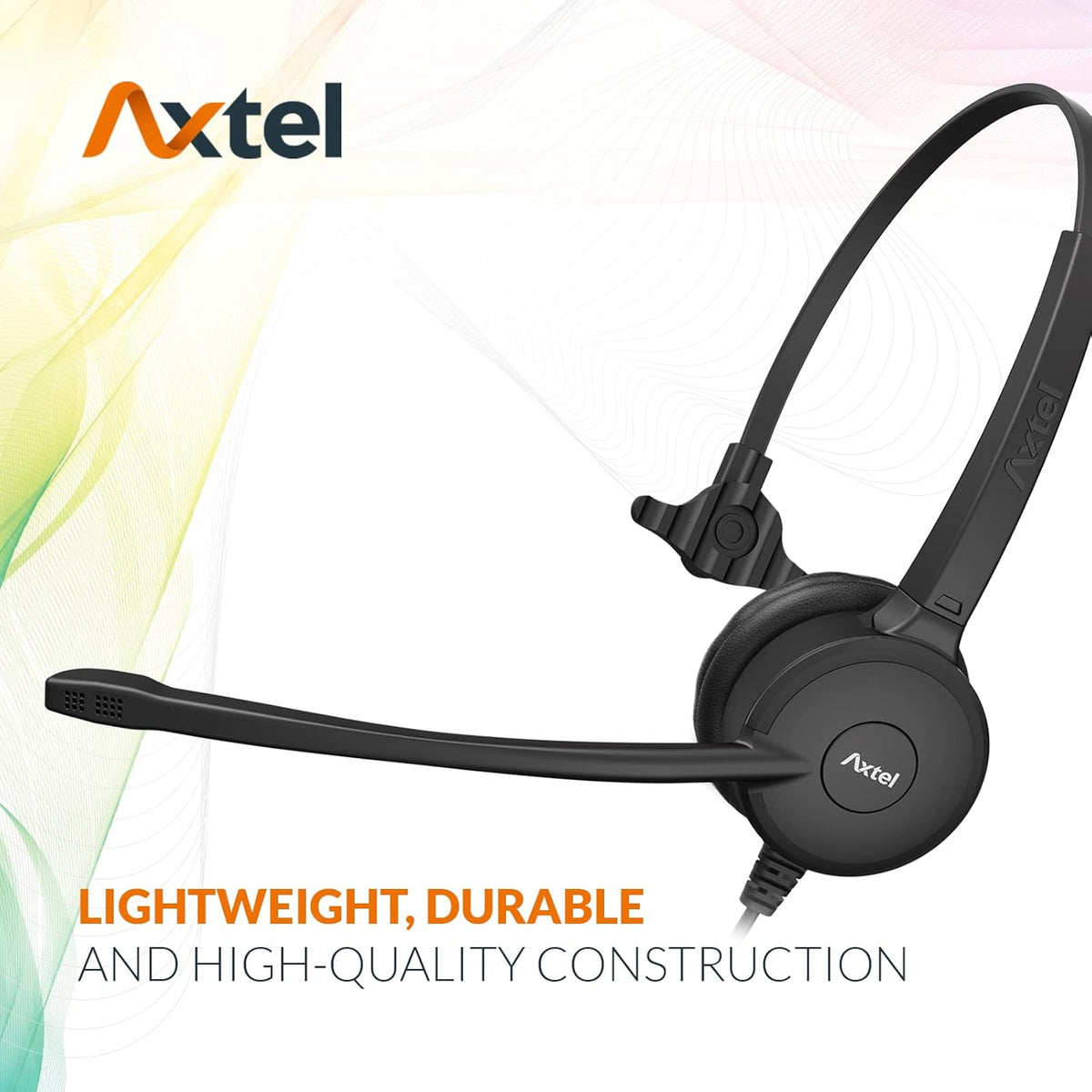 Headset Bundle with Noise Cancellation Cable Adapter Pack of 2 F9619