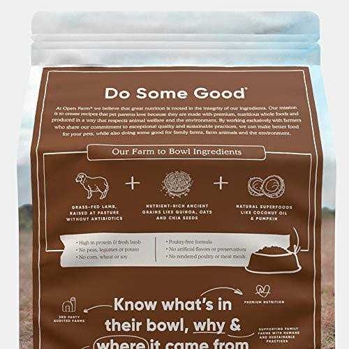 Pasture Raised Lamb Ancient Grains Dry Dog Food U2313