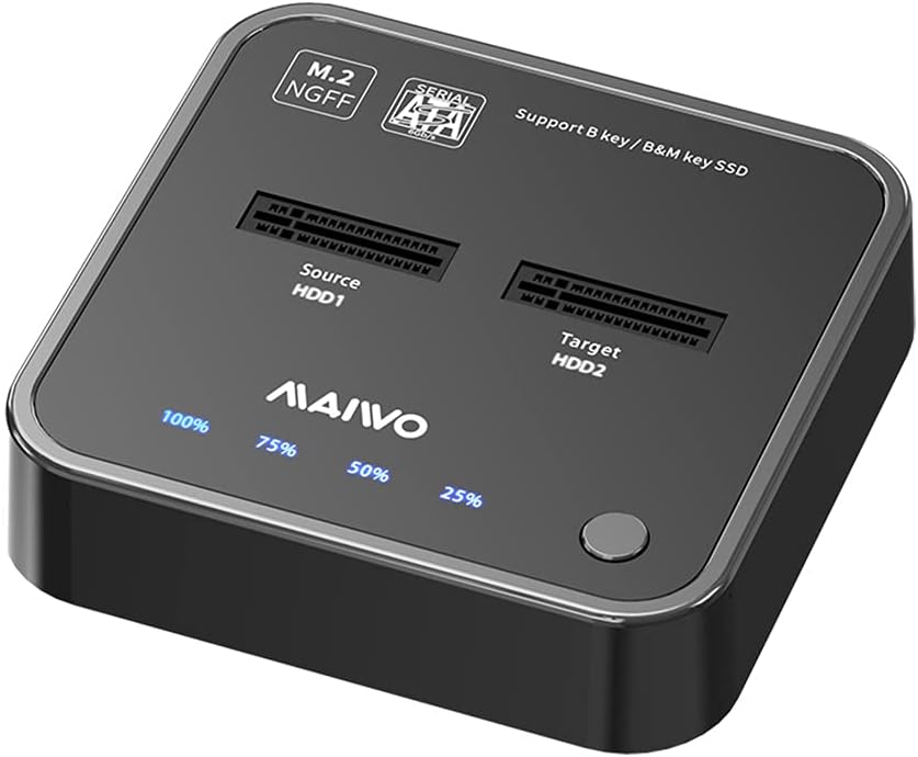 2 Bay M.2 NVMe SATA Dual Protocol Docking Station with USB3.1 GEN2 O549875