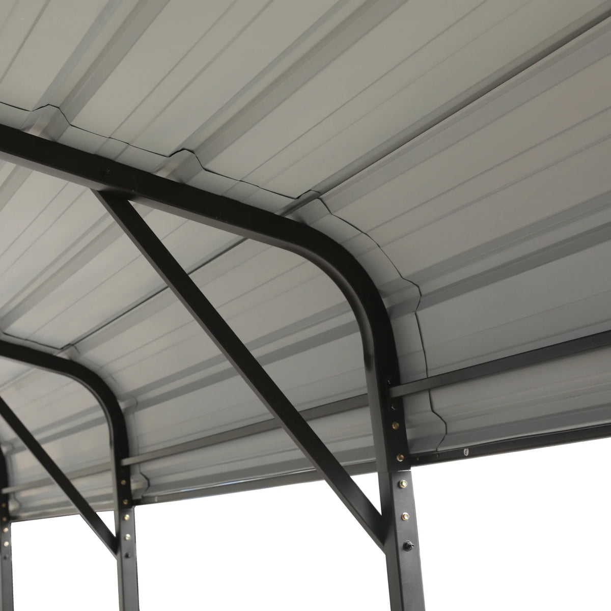 20 x 20 ft Metal Carport with Galvanized Steel Roof K5992