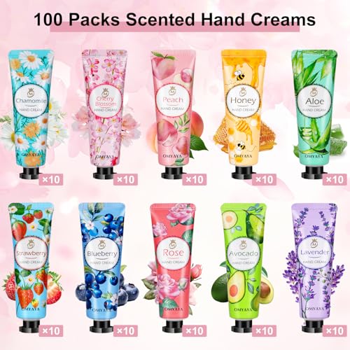100 Pack Mini Hand Lotion Travel Size O208575