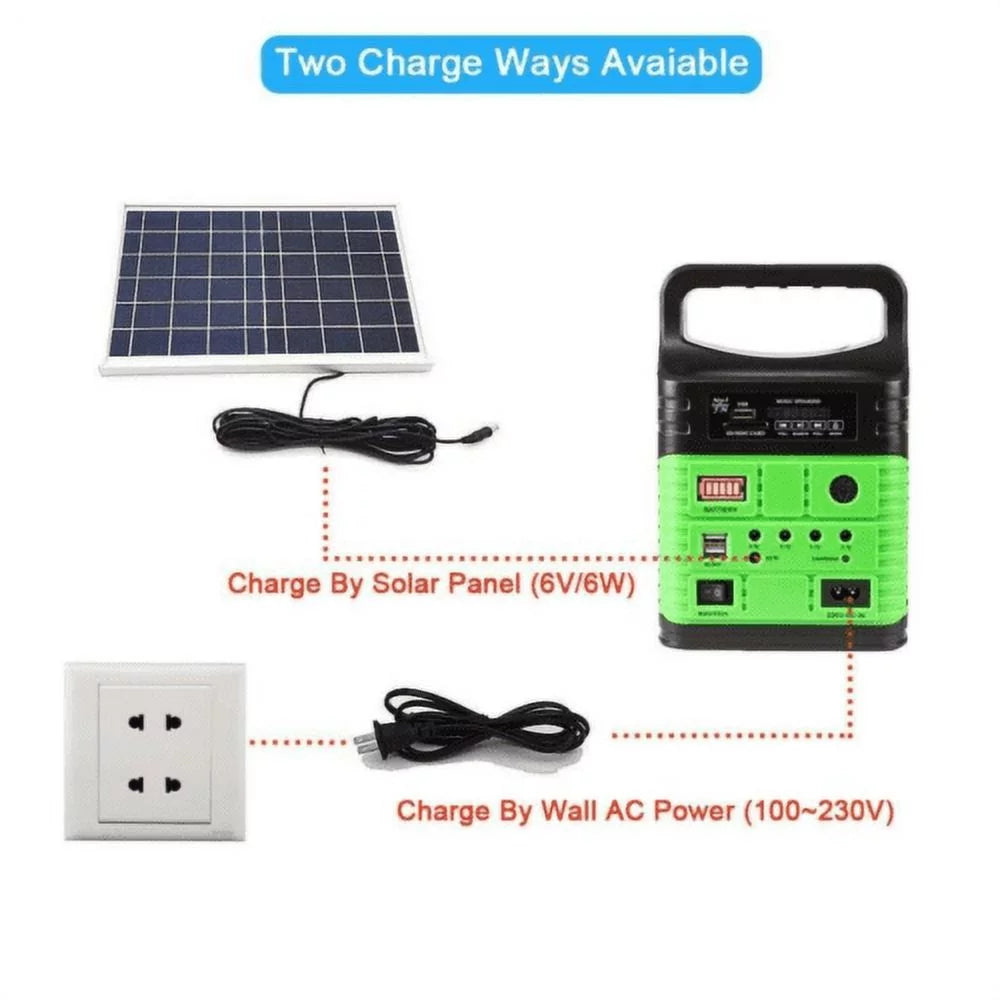 Portable Power Station and Solar Generator with 10W Solar Panel F177421