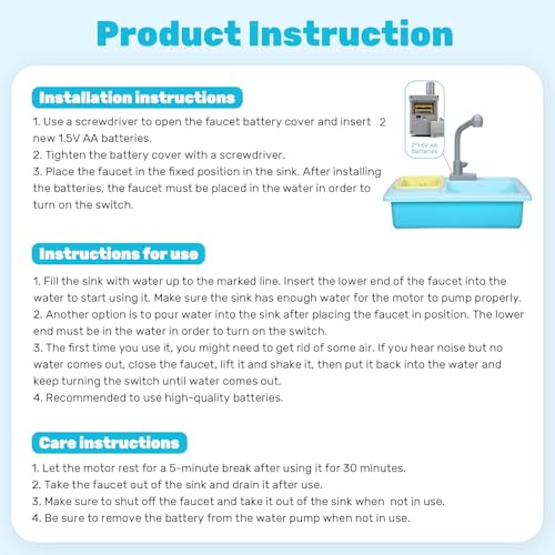 Pretend Play Kitchen Sink Toys with Cooking Stove Pot and Pan M7196