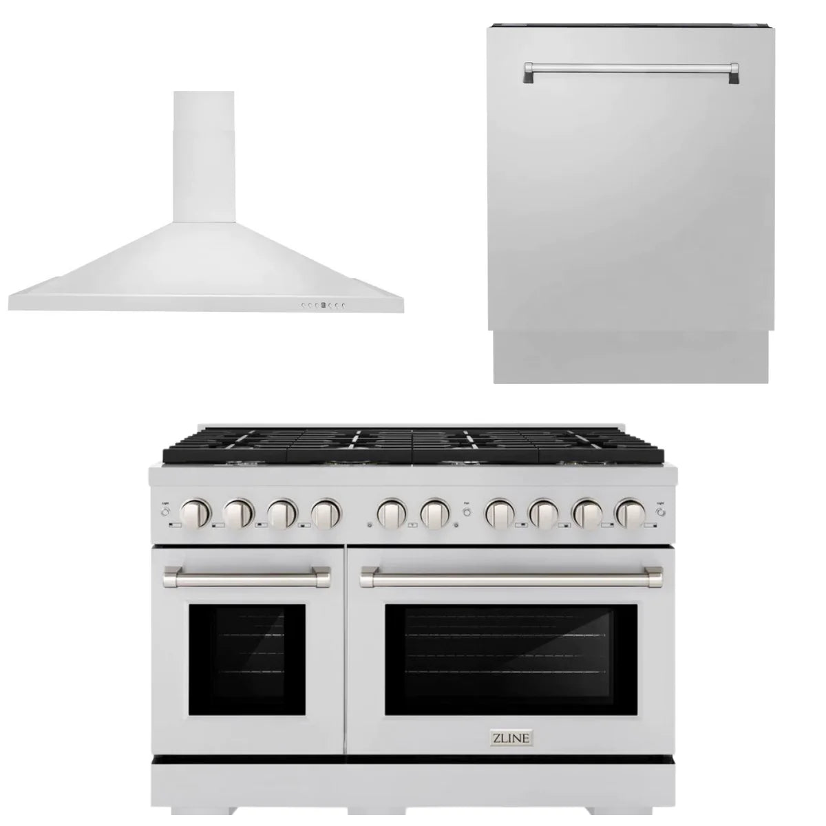 48 Gas Range, Range Hood and Dishwasher V4780