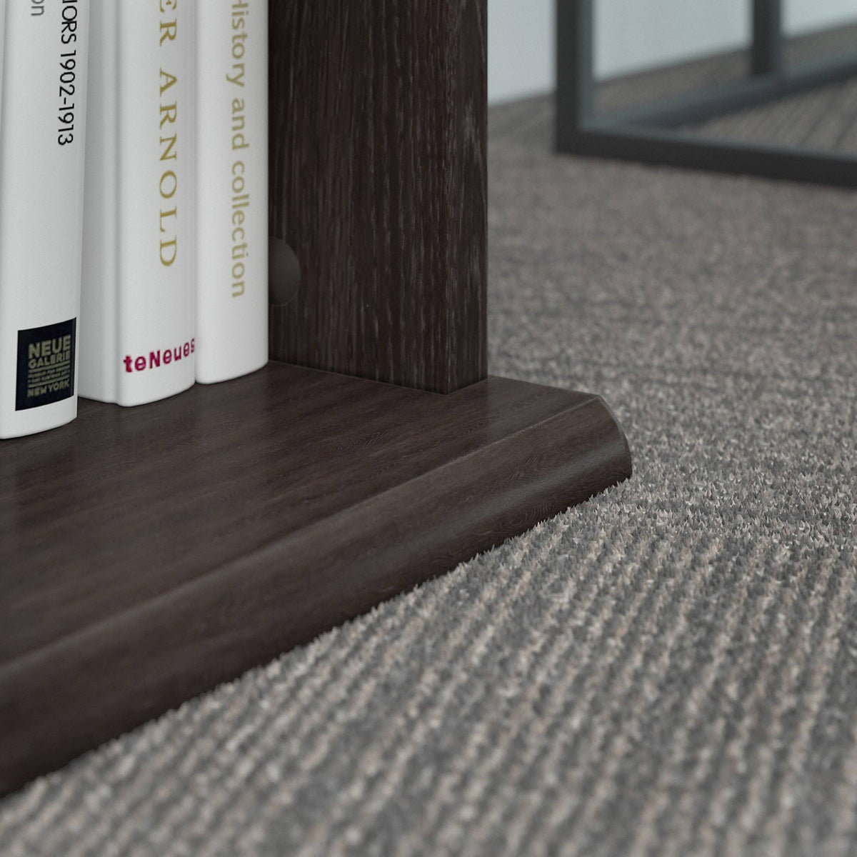 Charcoal Gray 5 Shelf Bookcase G46739