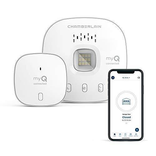 Wireless Garage Hub and Sensor with Wifi & Bluetooth, White W484