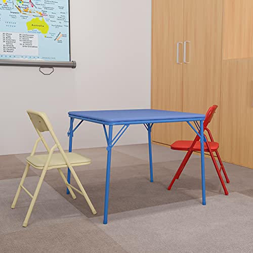 5-Piece Folding Square Table and Chairs Set D41383