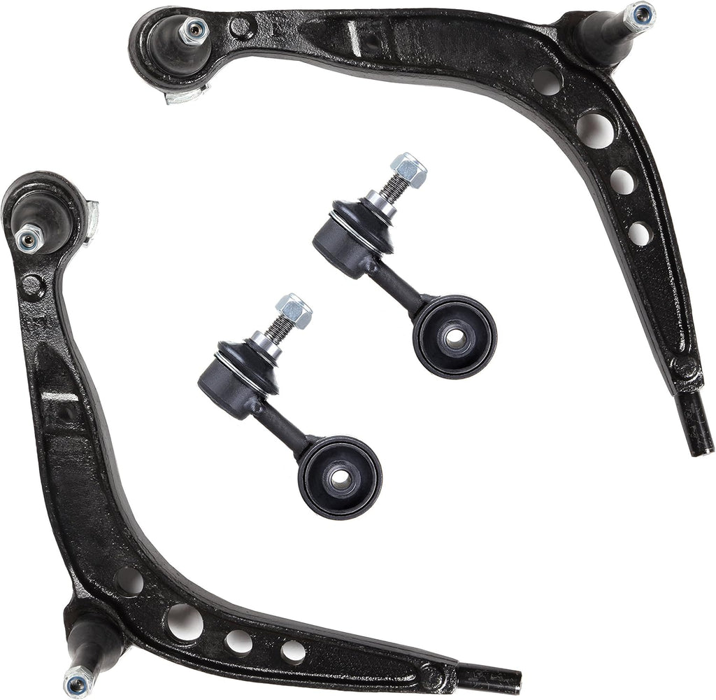 4pcs Front Suspension Kit Lower Control Arm And Ball Joint Front Sway Bar Link V550