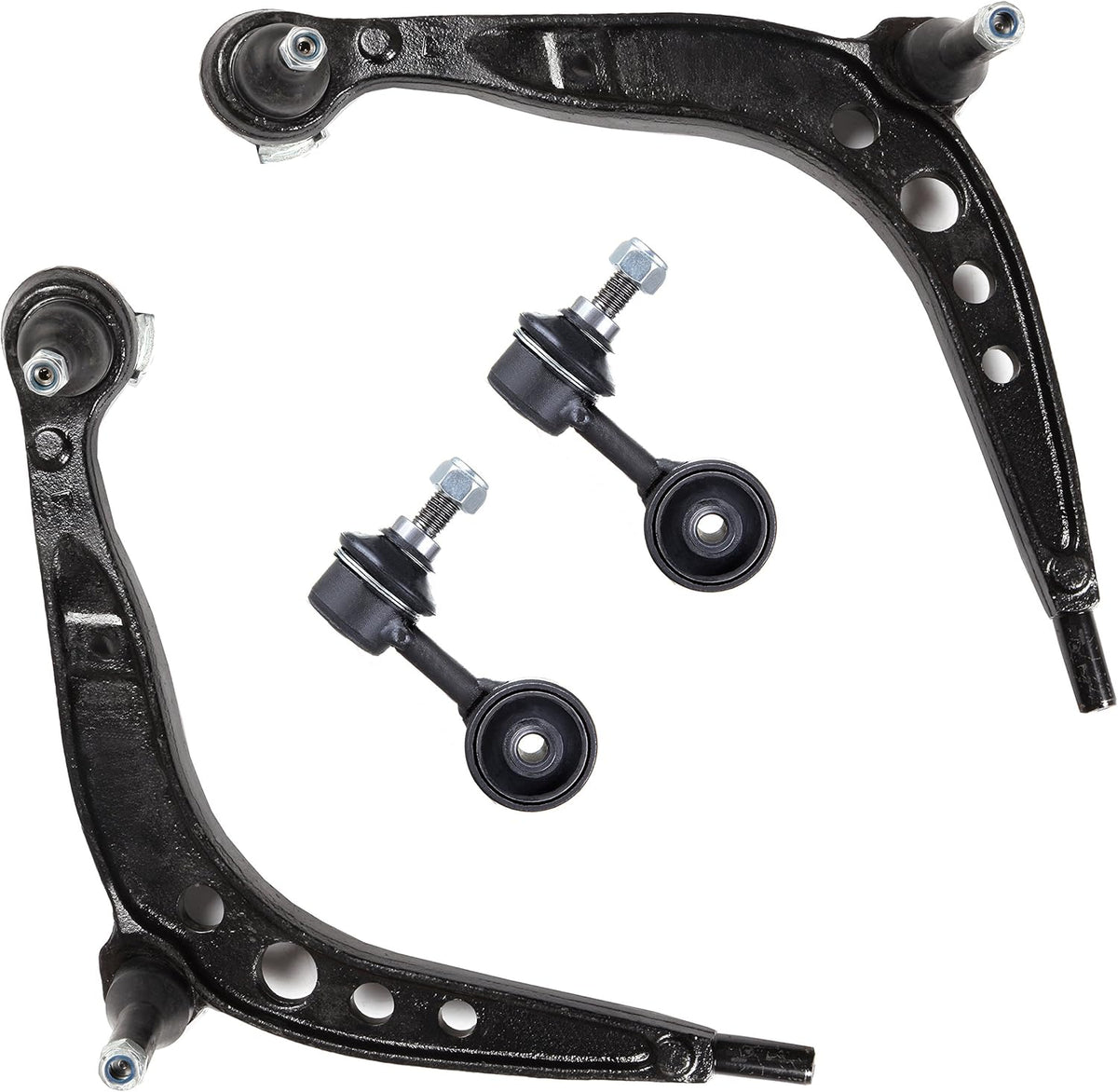 4pcs Front Suspension Kit Lower Control Arm And Ball Joint Front Sway Bar Link V550