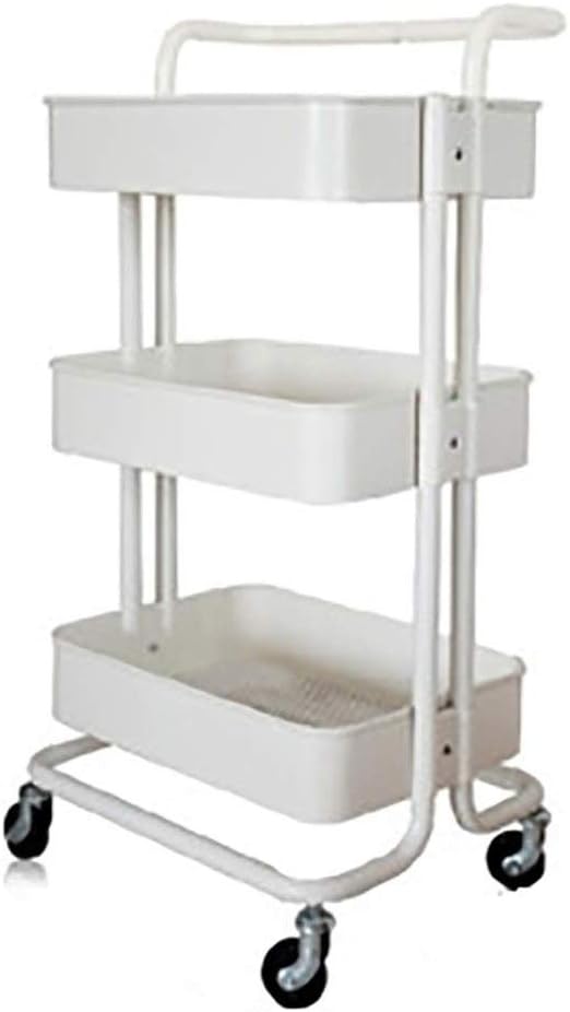Mobile Storage Cart with Adjustable Metal Frame D5939