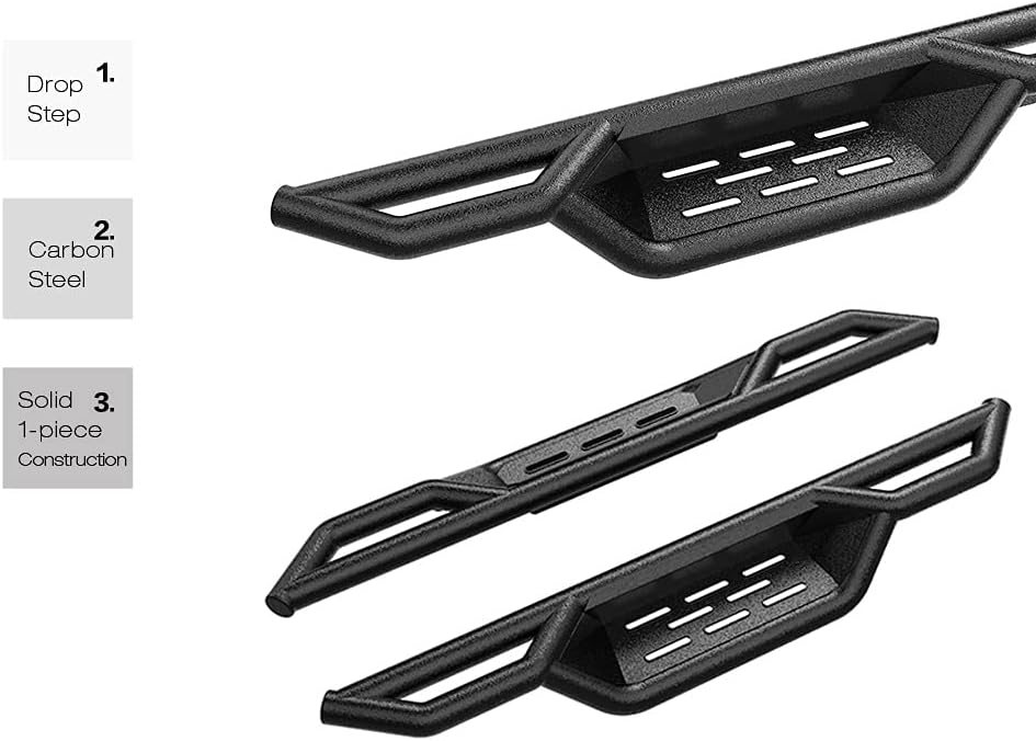 Drop Down Style Running Boards Side Step Rock Slider I19572