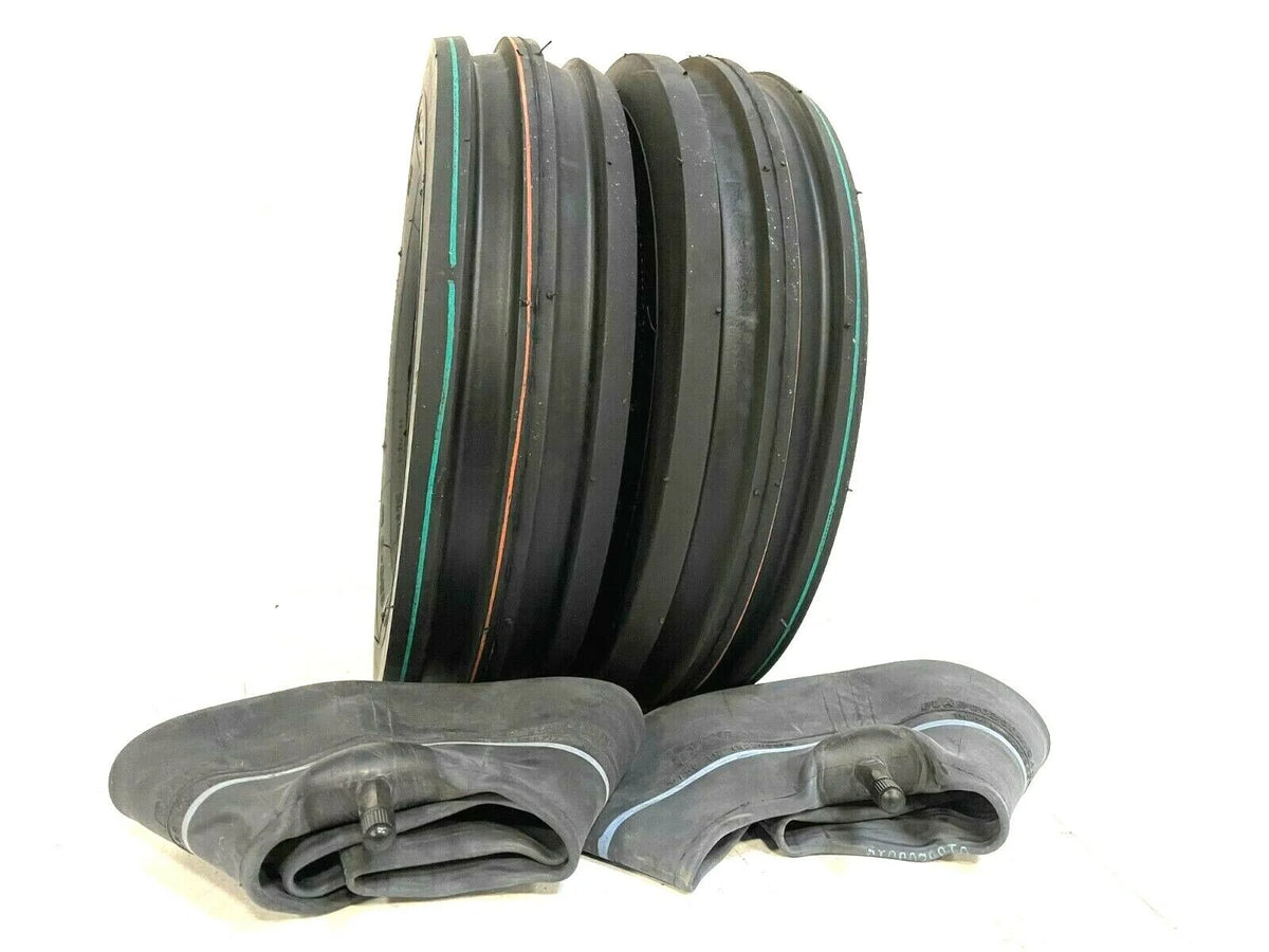 350x6 Front 3 Rib Tires with Tubes V9214