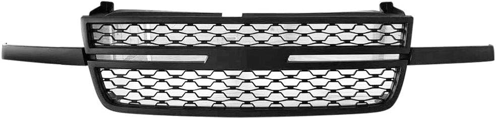 Gloss Black Front Bumper Mesh Grill Z530218