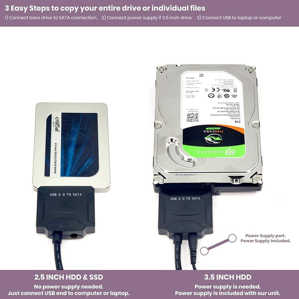 6TB Internal Hard Drive Upgrade Kit with Seagate Barracuda ST6000DM003 T5453