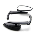 Black Universal Motorcycle Mirrors J72642