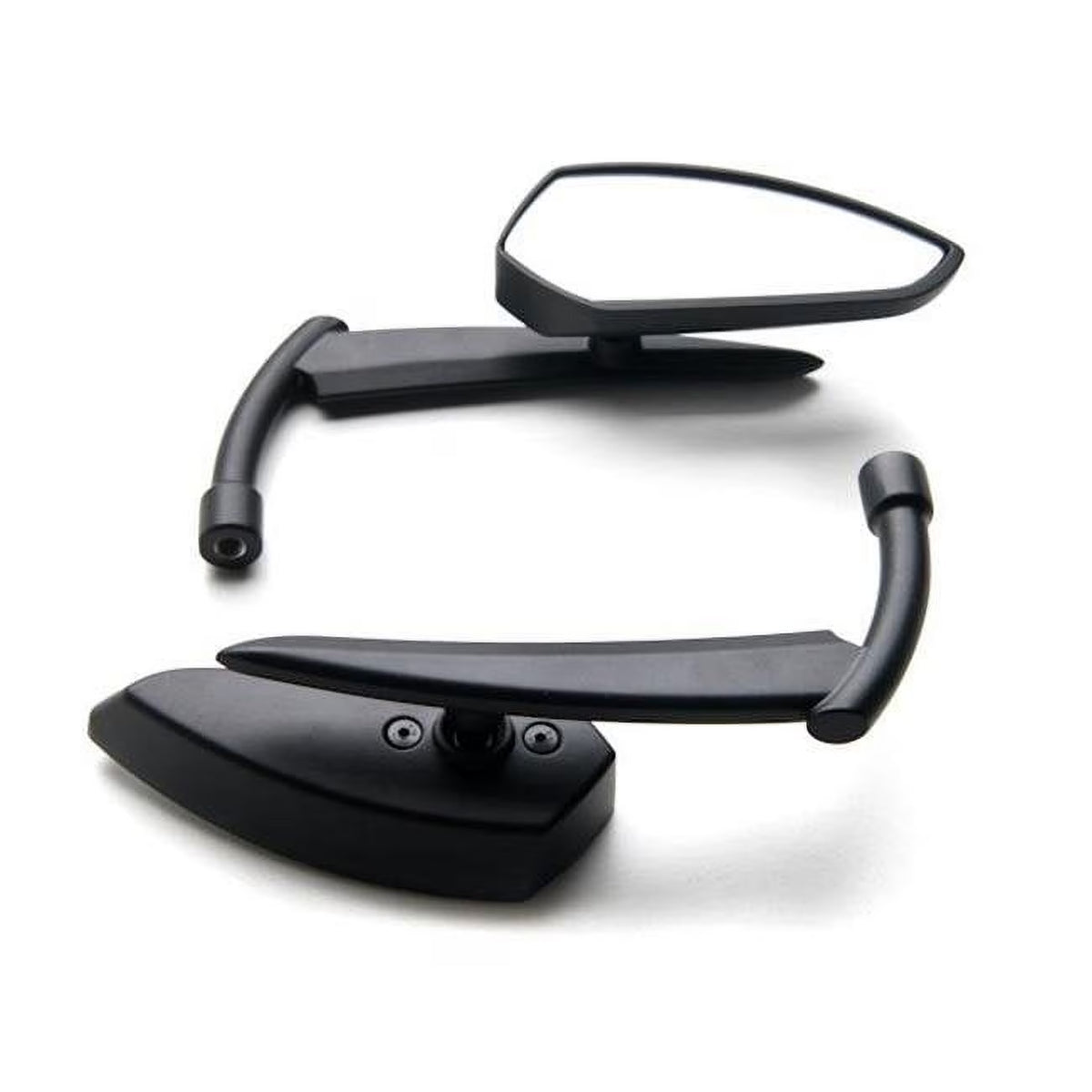 Black Universal Motorcycle Mirrors J72642