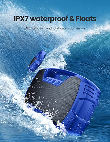IPX7 Waterproof 40W Portable Bluetooth Speaker with Subwoofer K390877