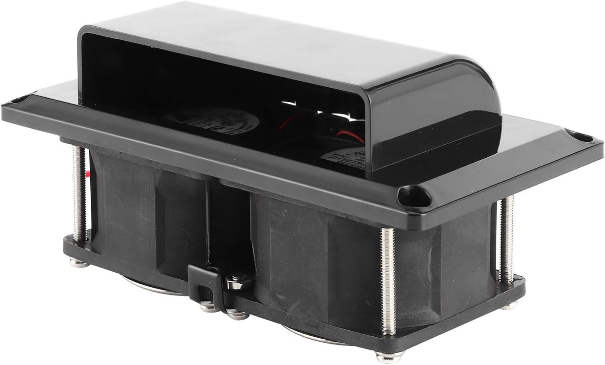 12V 25W Side Air Vent Ventilation Exhaust Fan Pack of 2 V1585