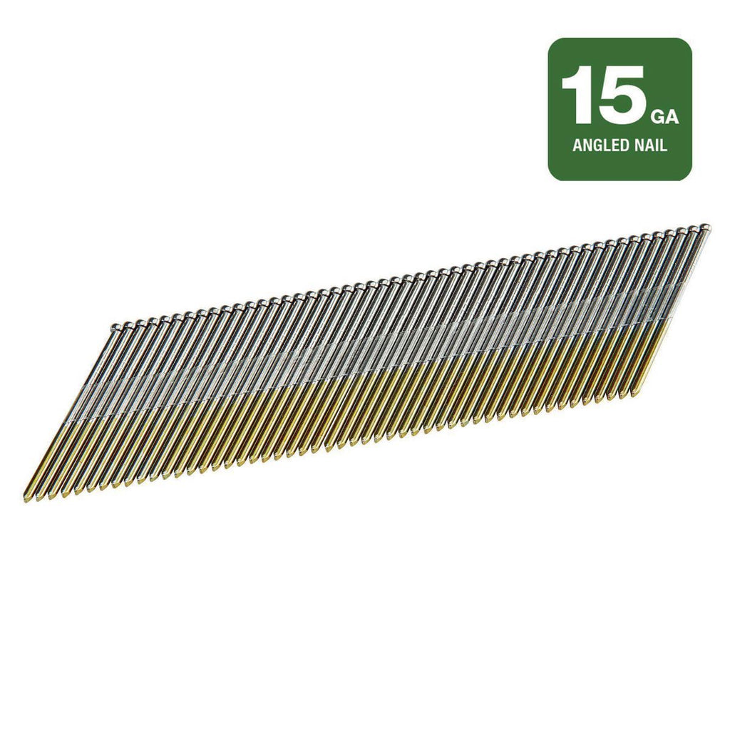 1-1/2 in. 15 GA Bright Finish Nails, 1000 Piece N754067