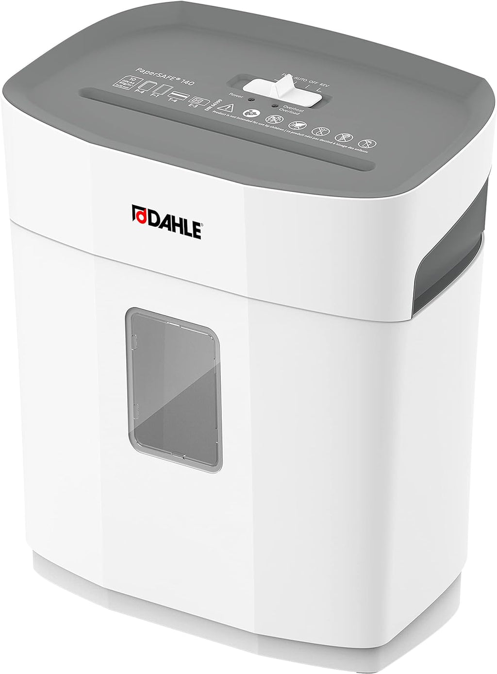 Paper Shredder, Oil Free, Security Level P-4, 5 Sheet Max R98950