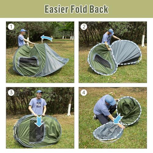 2 Person Waterproof Pop-up Camping Tent Z6826